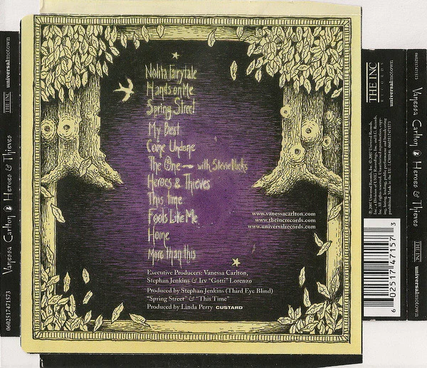 Vanessa Carlton - Heroes & Thieves (CD, Album, Sup) - Image 2