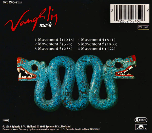 Vangelis - Mask (CD, Album, RP) - Image 2