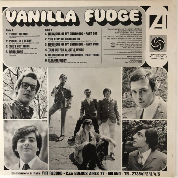 Vanilla Fudge - Vanilla Fudge (LP, Album) - Image 2