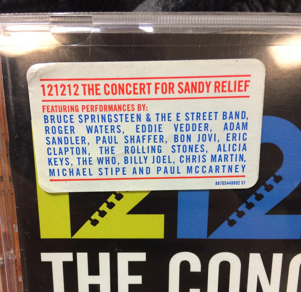 Various - 12 12 12 The Concert For Sandy Relief (To Benefit The Robin Hood Relief Fund) (2xCD, Album) - Image 2