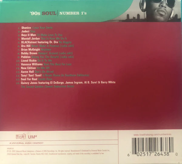 Various - '90s Soul Number 1's (CD, Comp, Dig) - Image 2