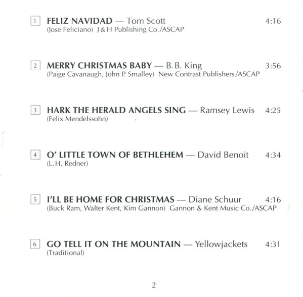Various - A GRP Christmas Collection, Vol. III (CD, Comp, Dig) - Image 4
