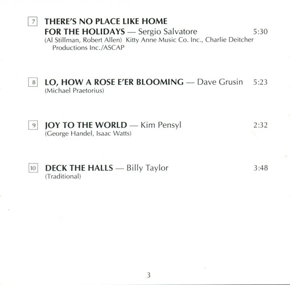 Various - A GRP Christmas Collection, Vol. III (CD, Comp, Dig) - Image 5