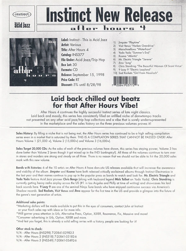 Various - After Hours 4 (CD, Comp) - Image 3