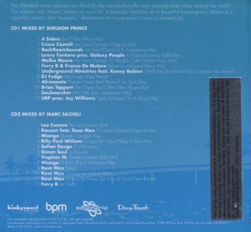 Various - Afterdark - Miami (2xCD, Mixed) - Image 2