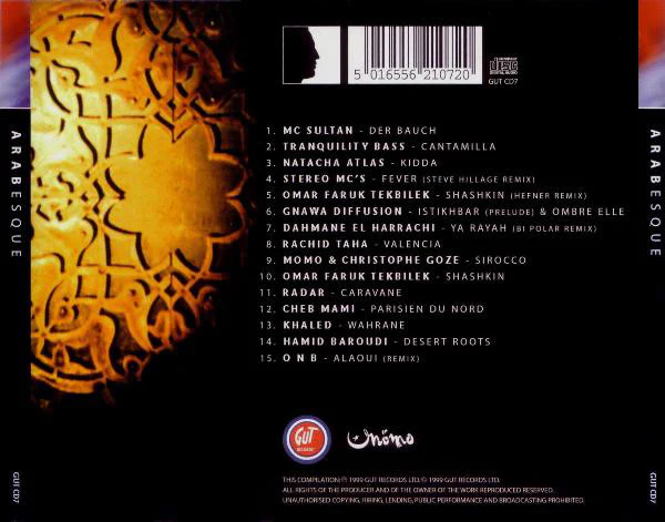 Various - Arabesque (CD, Comp) - Image 2