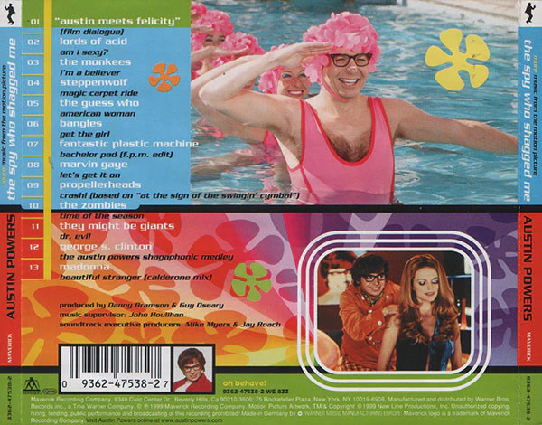 Various - Austin Powers - The Spy Who Shagged Me (More Music From The Motion Picture) (CD, Comp) - Image 2