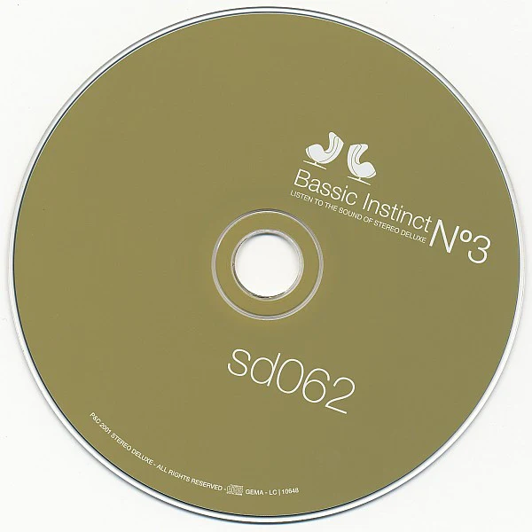 Various - Bassic Instinct N°3 (Listen To The Sound Of Stereo Deluxe) (CD, Comp) - Image 3