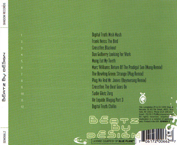 Various - Beatz By Design (CD, Comp) - Image 3
