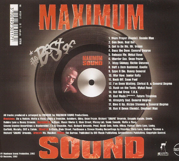 Various - Best of Maximum Sound, Vol. 1 (CD, Album, Comp) - Image 2