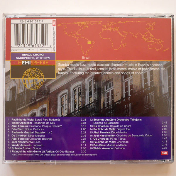 Various - Brazil Choro (Saxophone, Why Cry) (CD, Comp) - Image 3