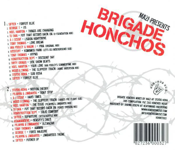 Various - Brigade Honchos (2xCD, Comp, Mixed) - Image 2