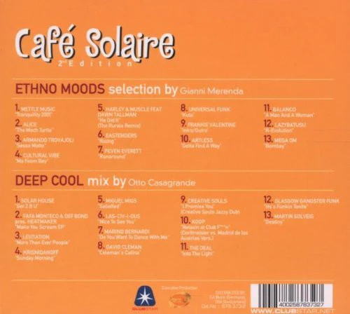 Various - Café Solaire 2nd Edition (CD, Comp + CD, Comp, Mixed) - Image 2