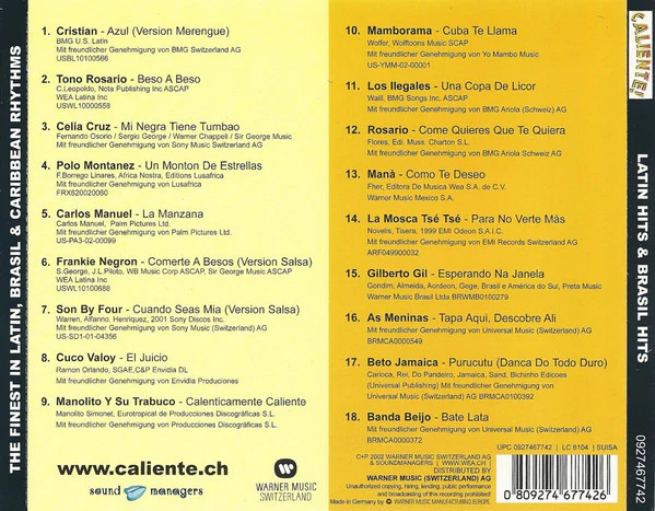 Various - Caliente! 2002 - The Finest In Latin, Brasil & Caribbean Rhythms (2xCD, Comp) - Image 2