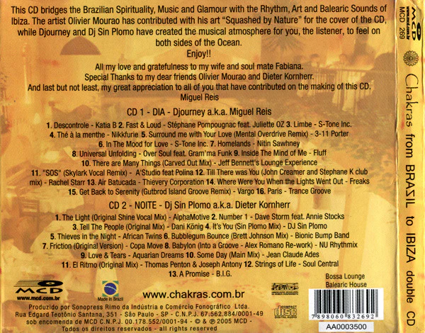 Various - Chakras From Brazil To Ibiza (2xCD, Comp, Mixed) - Image 5