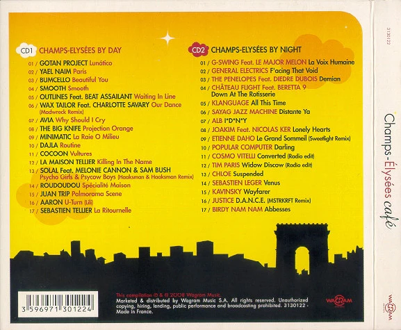Various - Champs Elysées Café (2xCD, Comp) - Image 2