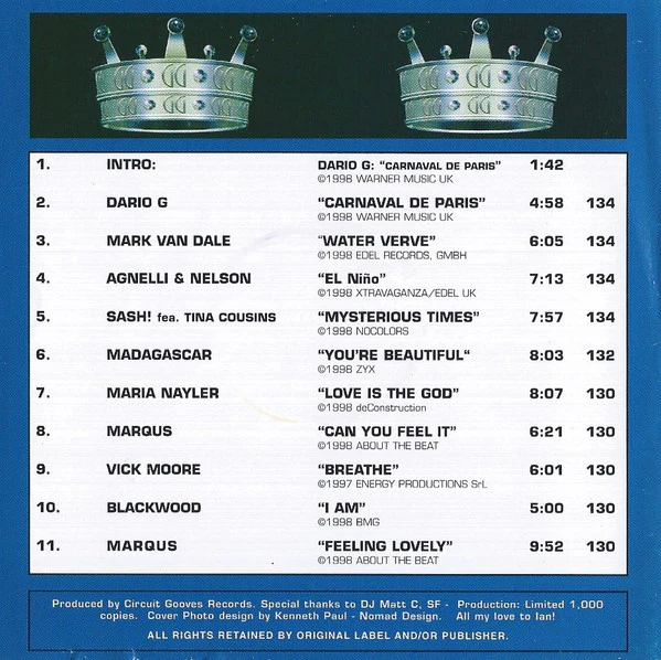 Various - Circuit Grooves - Volume 7 (CDr, Comp, Mixed, Promo) - Image 2