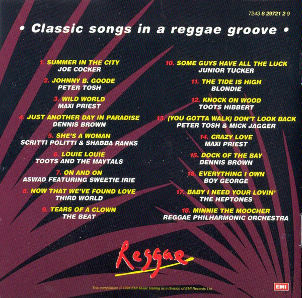 Various - Classic Songs In A Reggae Groove (CD, Comp) - Image 2
