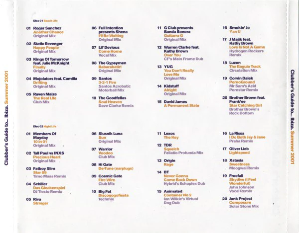 Various - Clubber's Guide To... Ibiza - Summer 2001 (2xCD, Mixed, Car) - Image 5