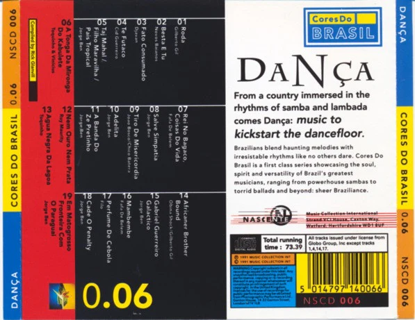 Various - Cores Do Brasil 0.06 Dança (CD, Comp) - Image 2