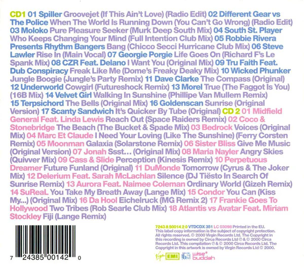 Various - Creamfields (2xCD, Mixed) - Image 2