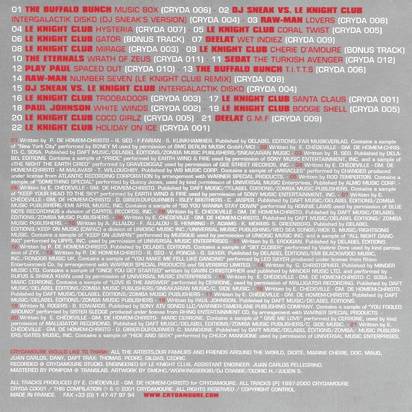 Various - Crydamoure Presents Waves (CD, Comp, Mixed) - Image 5