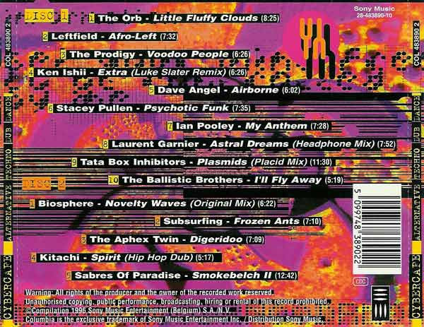 Various - Cybercafé - Alternative Techno Dub Dance (2xCD, Comp) - Image 2