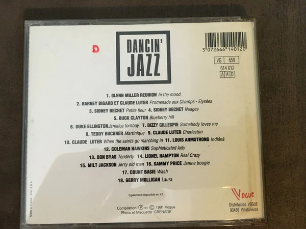 Various - Dancin' Jazz - 18 Grands Succès (CD, Comp) - Image 4