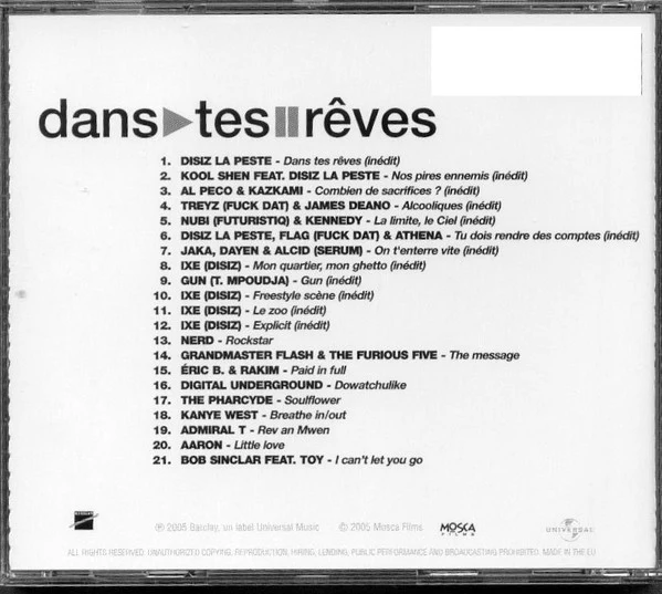 Various - Dans Tes Rêves (CD, Album, Comp) - Image 2