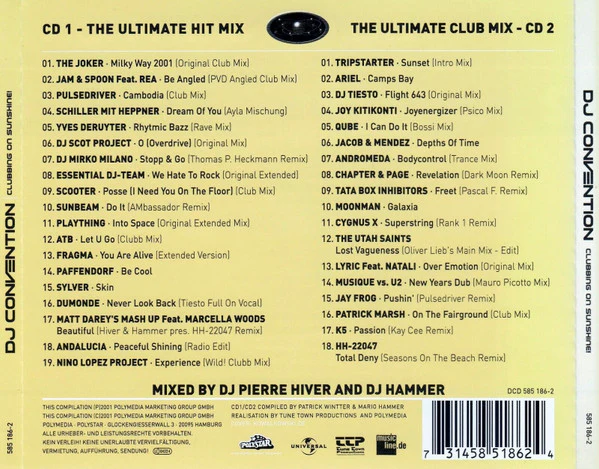 Various - DJ Convention - Clubbing On Sunshine (2xCD, Comp, Mixed) - Image 4