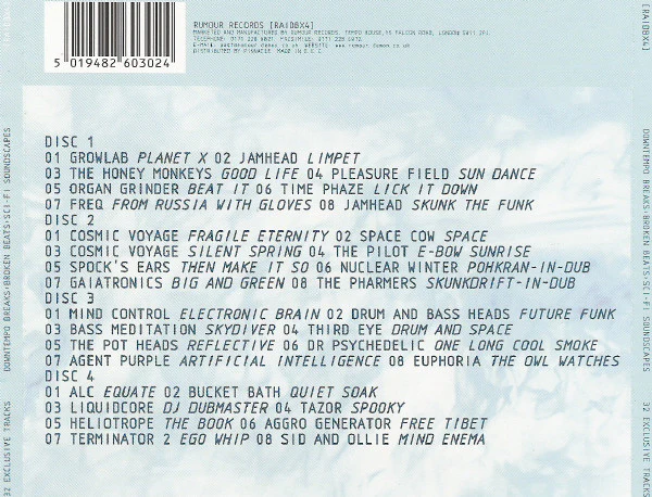 Various - Drum <N> Bass 2000 V.2 (Downtempo Breaks <Broken Beats> Sci-Fi Soundscapes) (4xCD, Comp) - Image 2