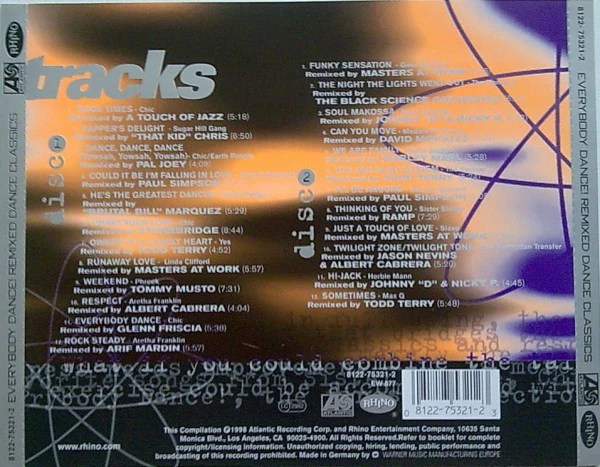 Various - Everybody Dance! Remixed Dance Classics (2xCD, Comp) - Image 4