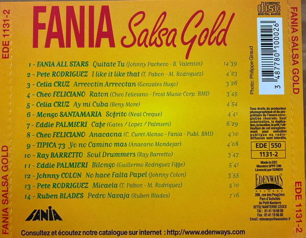 Various - Fania Salsa Gold (CD, Comp) - Image 2