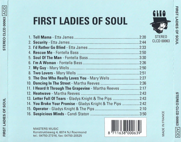 Various - First Ladies Of Soul (CD, Comp) - Image 4