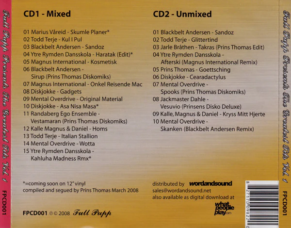 Various - Full Pupp Presents The Greatest Tits Vol. 1 (CD, Mixed + CD, Comp) - Image 2