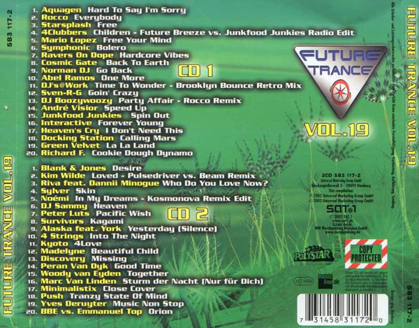 Various - Future Trance Vol.19 (2xCD, Comp, Copy Prot.) - Image 2