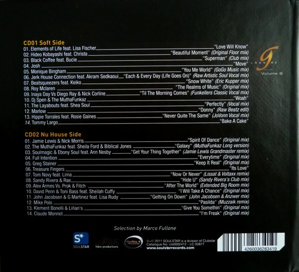 Various - G Lounge Milano Volume 8 (2xCD, Comp) - Image 2