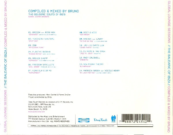 Various - Global Lounge Sessions: The Balearic Sound Of Ibiza (CD, Comp, Mixed) - Image 2