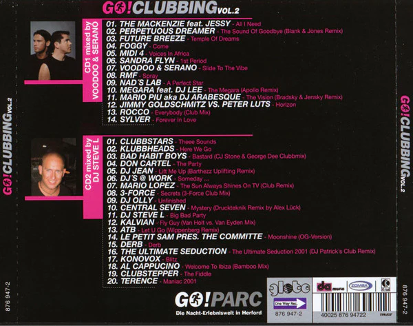 Various - Go!Clubbing Vol. 2 (2xCD, Comp, Mixed) - Image 2