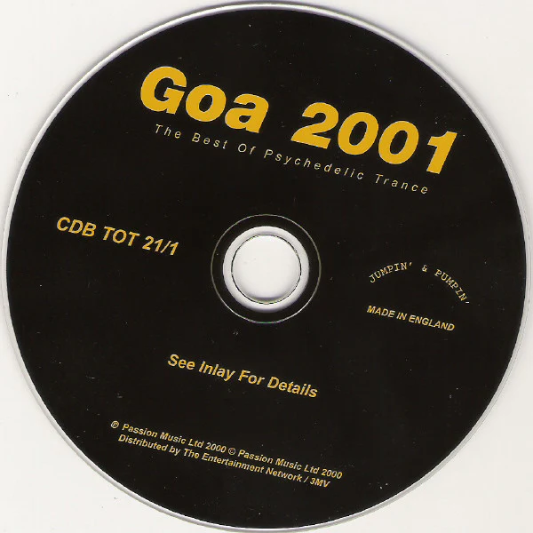 Various - Goa 2001 - The Best Of Psychedelic Trance (4xCD, Comp) - Image 3