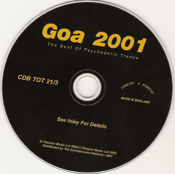 Various - Goa 2001 - The Best Of Psychedelic Trance (4xCD, Comp) - Image 5