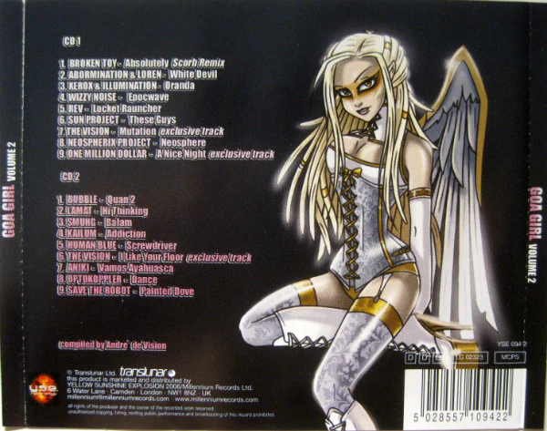 Various - Goa Girl Volume 2 (2xCD, Comp, P/Mixed) - Image 4