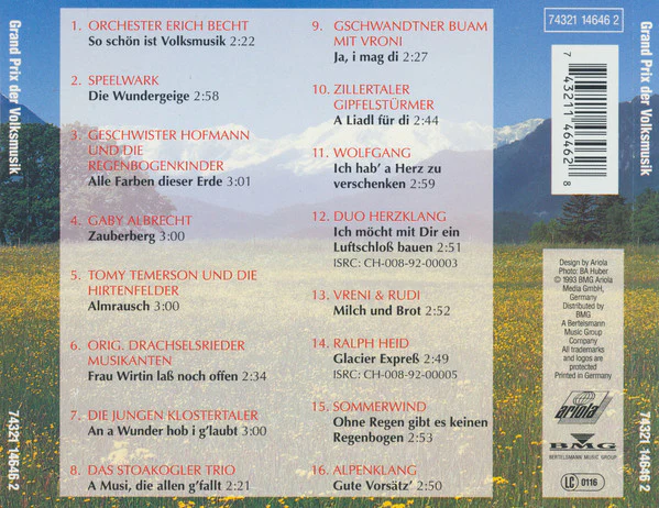 Various - Grand Prix Der Volksmusik (CD, Comp) - Image 2