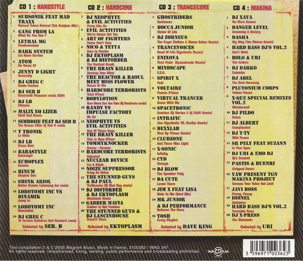 Various - Hard Techno 2 (4xCD, Comp) - Image 2