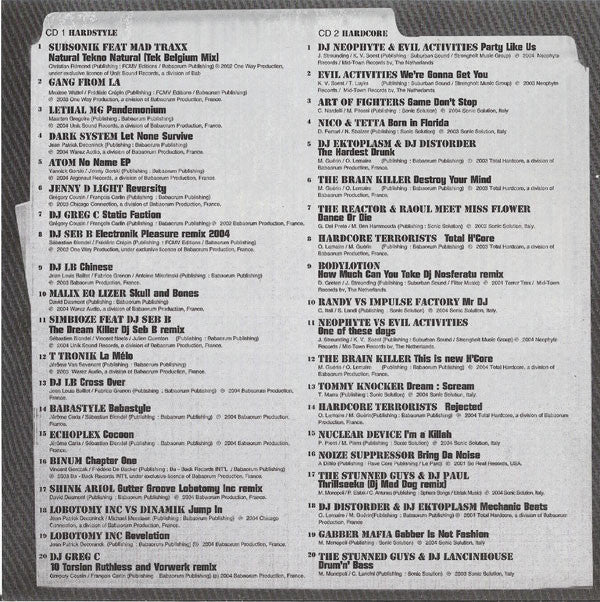 Various - Hard Techno 2 (4xCD, Comp) - Image 3