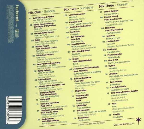 Various - Hed Kandi (Beach House 2014) (3xCD, Mixed) - Image 2