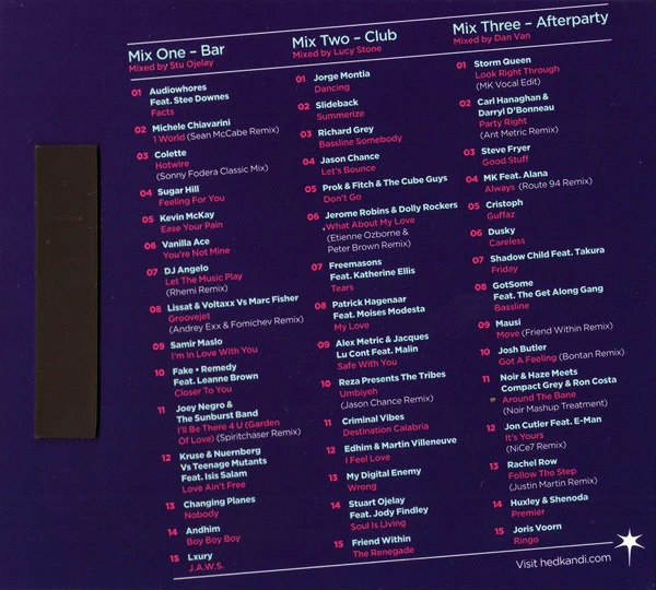 Various - Hed Kandi: The Mix 2014 (3xCD, Comp, Mixed) - Image 3