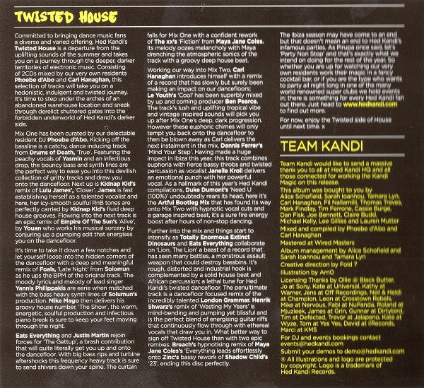 Various - Hed Kandi: Twisted House (2xCD, Comp, Mixed) - Image 3