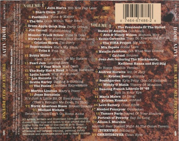 Various - Home Alive - The Art Of Self Defense (2xCD, Comp) - Image 2