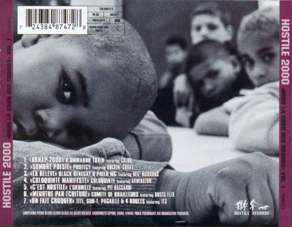Various - Hostile 2000 - Dans La Cour Des Grands - Volume 1 (CD, MiniAlbum, Comp) - Image 2